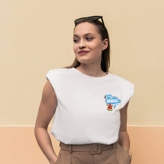 Ça Va Ma Beach ? Coton T-shirt